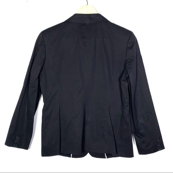Alfani black 3 button  blazer business casual suit jacket size 8P 8 petite - Picture 3 of 3